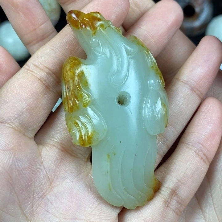 未镶嵌和田玉挂件行*