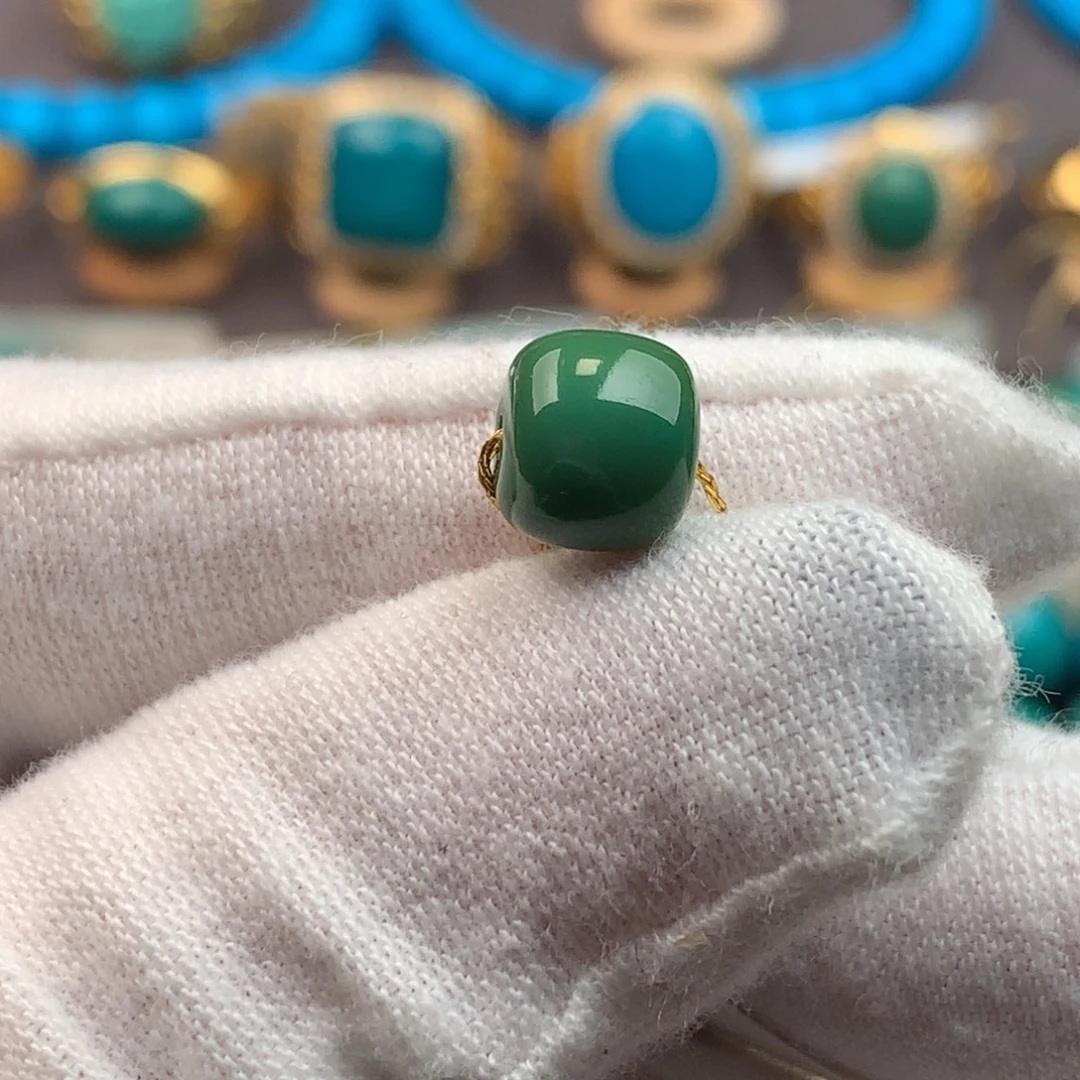 绿松石未镶嵌绿松石8.1mm