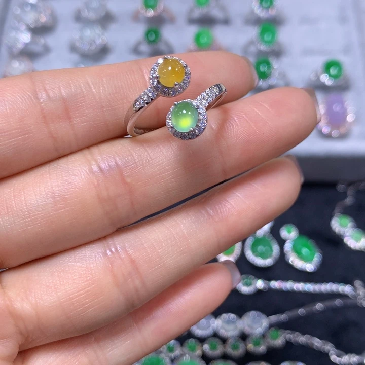 颈饰未镶嵌翡翠翡翠戒指