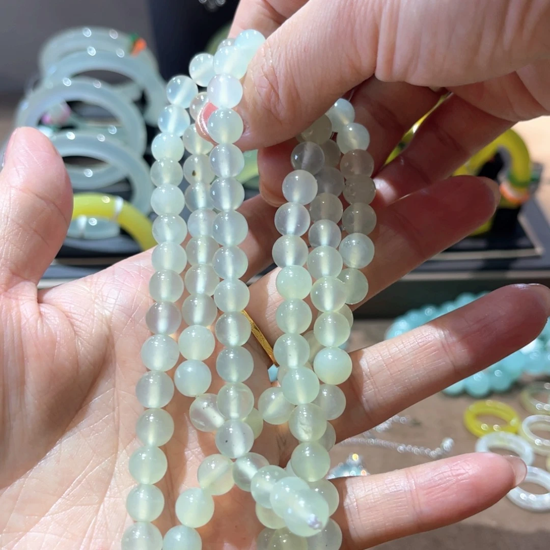 岫玉手镯未镶嵌手镯