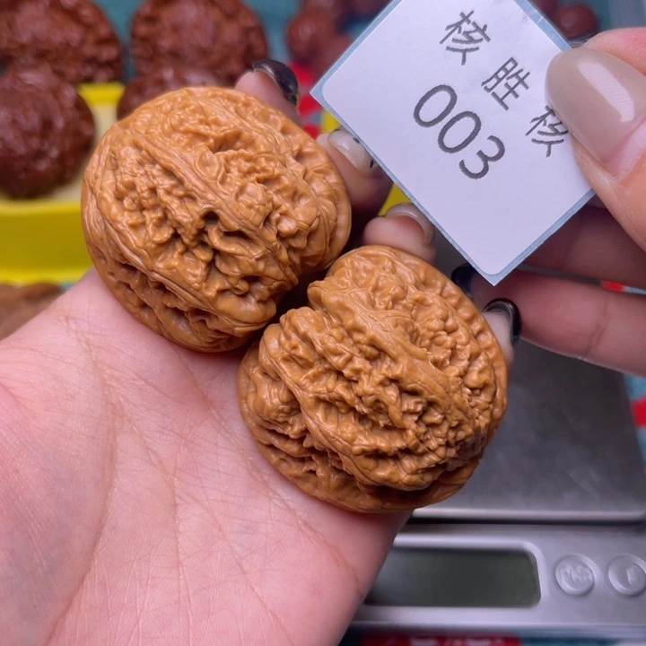 文玩核桃把件粗筋40.003