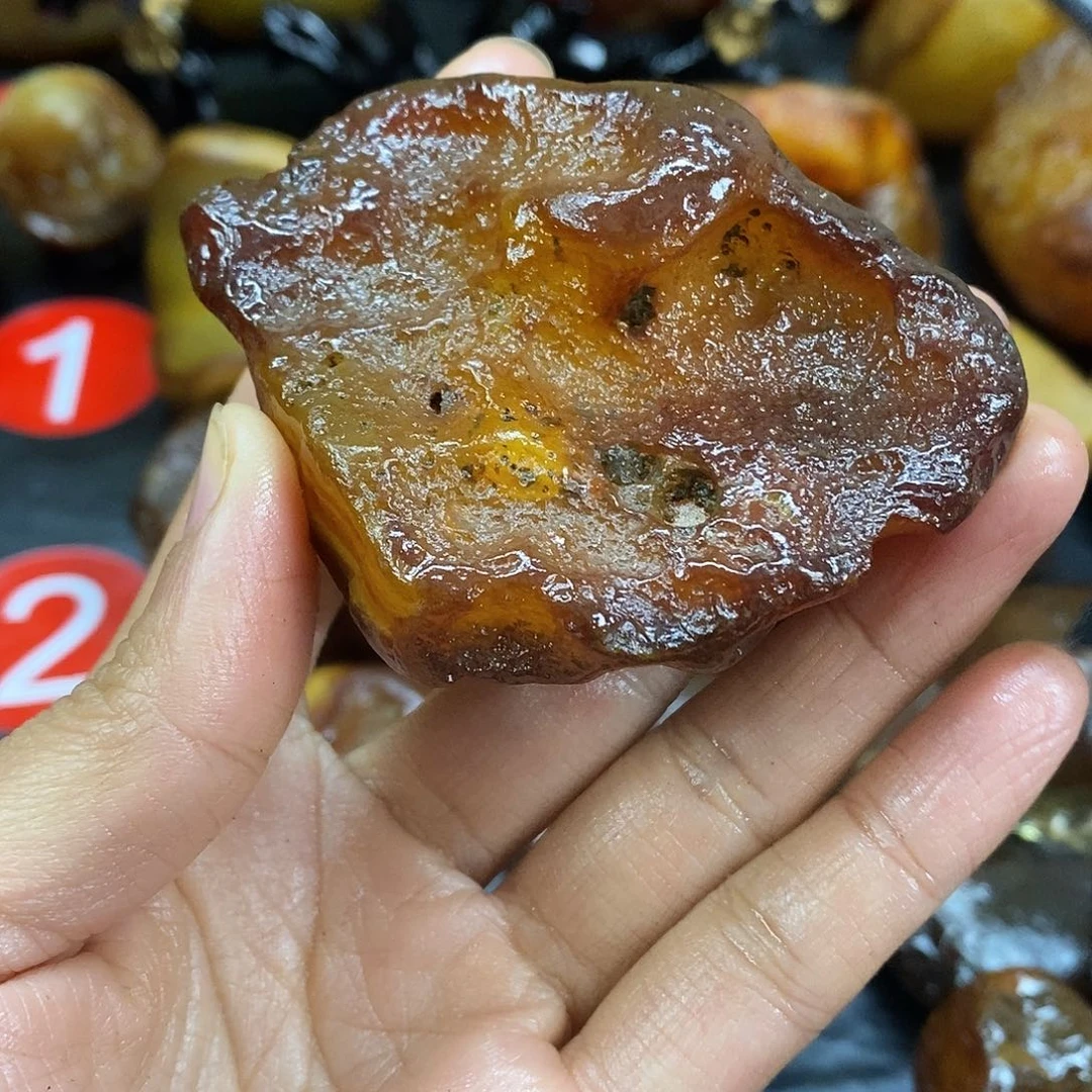 玛瑙/玉髓未镶嵌手把件