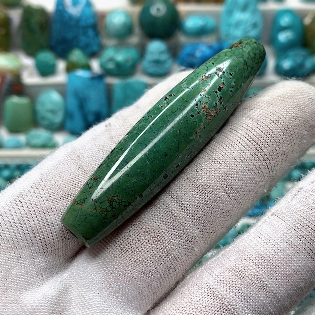 绿松石未镶嵌天然原矿 地大质检