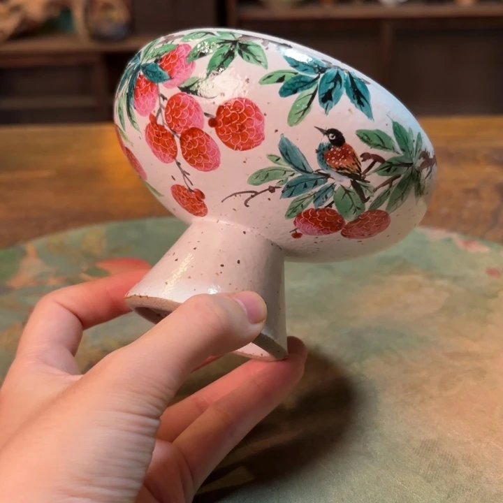 柴烧纯手工手绘陶瓷