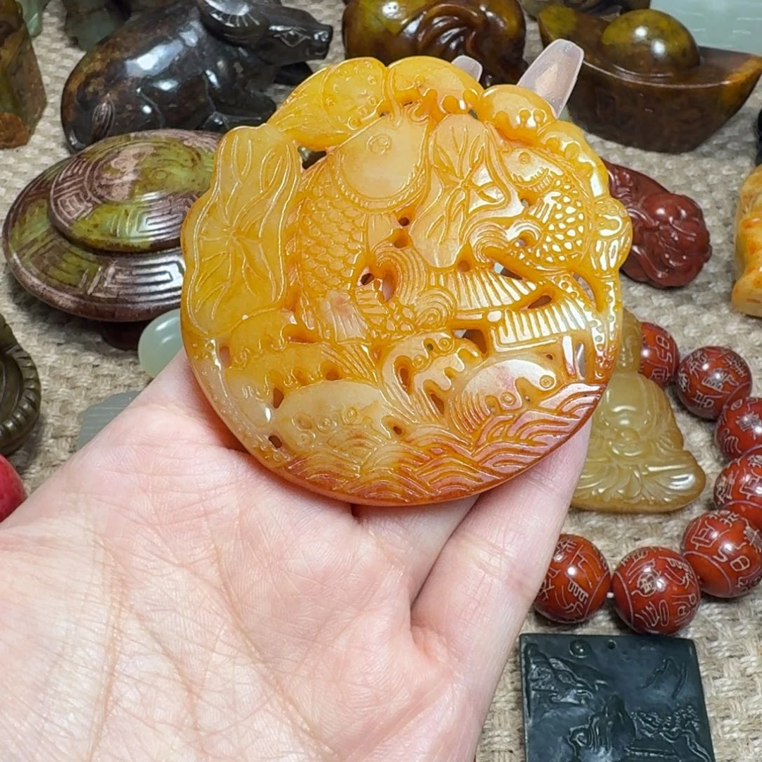 吊坠白玉菩提挂件
