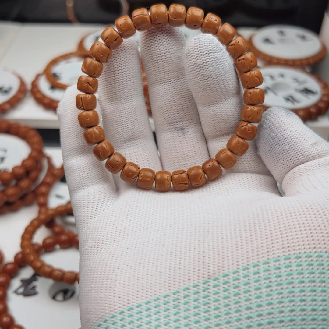 风***明桃核吊坠桃核手串