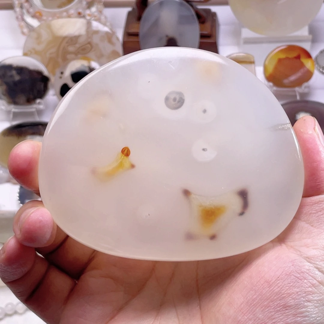 玛瑙/玉髓颈饰合金