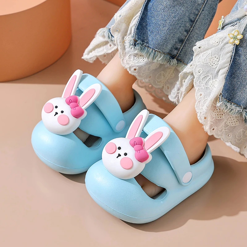 1-2岁宝宝拖鞋EVA洞洞鞋防滑防臭超轻卡通软底中大男女童儿童拖鞋