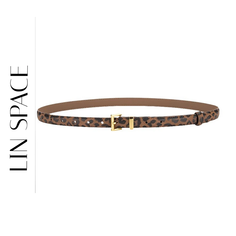 陈陈琳呀【豹纹皮带】经典复古皮带豹纹女款简约腰带