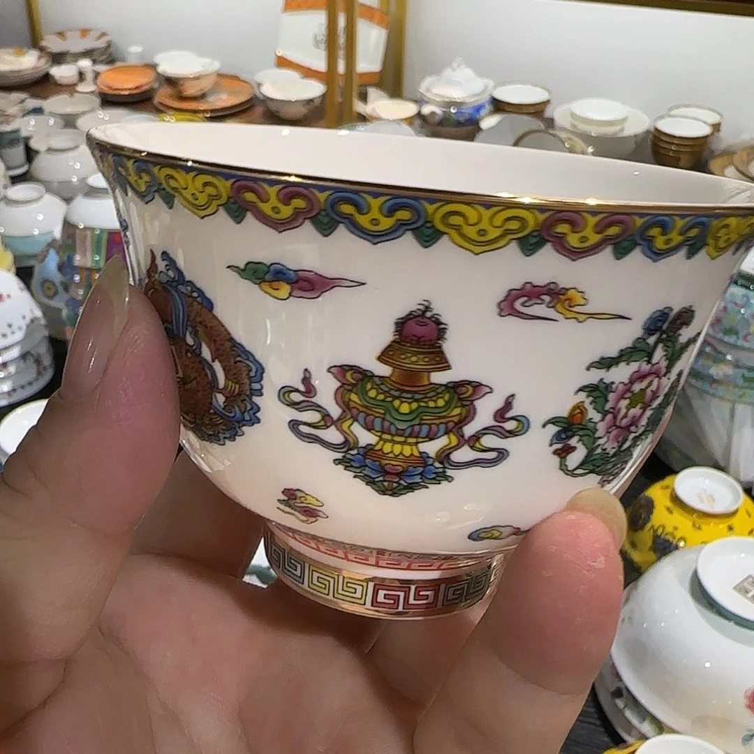 骨瓷珐琅彩工艺制作