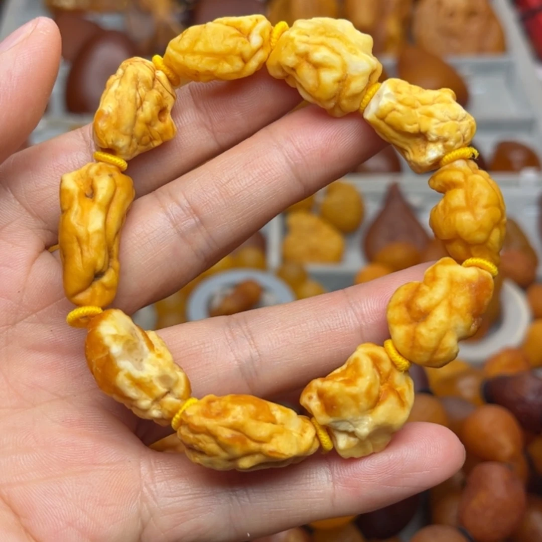 未镶嵌琥珀裸石天然蜜蜡手串