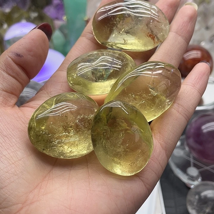 吱***吱未镶嵌珠宝半成品水晶28黄水晶把玩