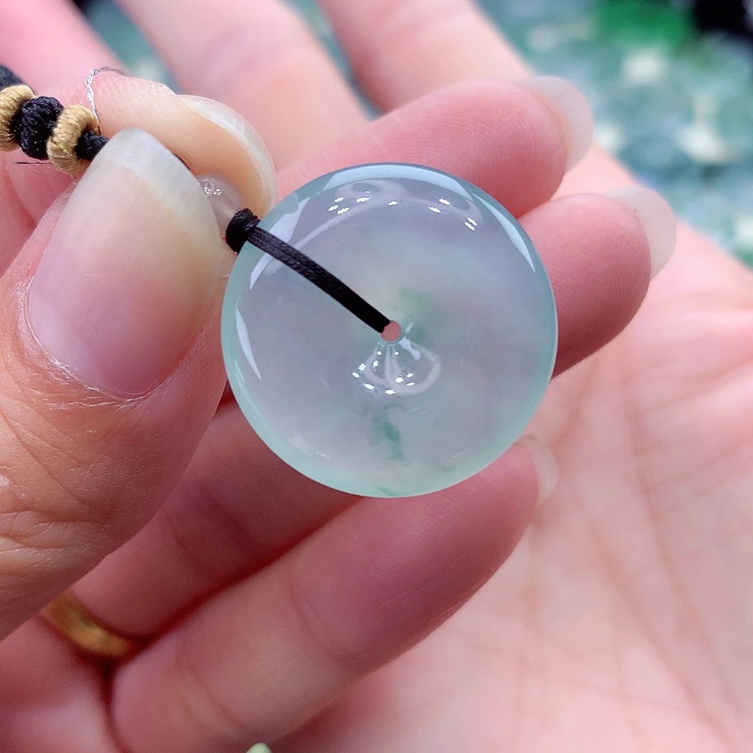 颈饰未镶嵌翡翠编号14尺寸22.9-5.8