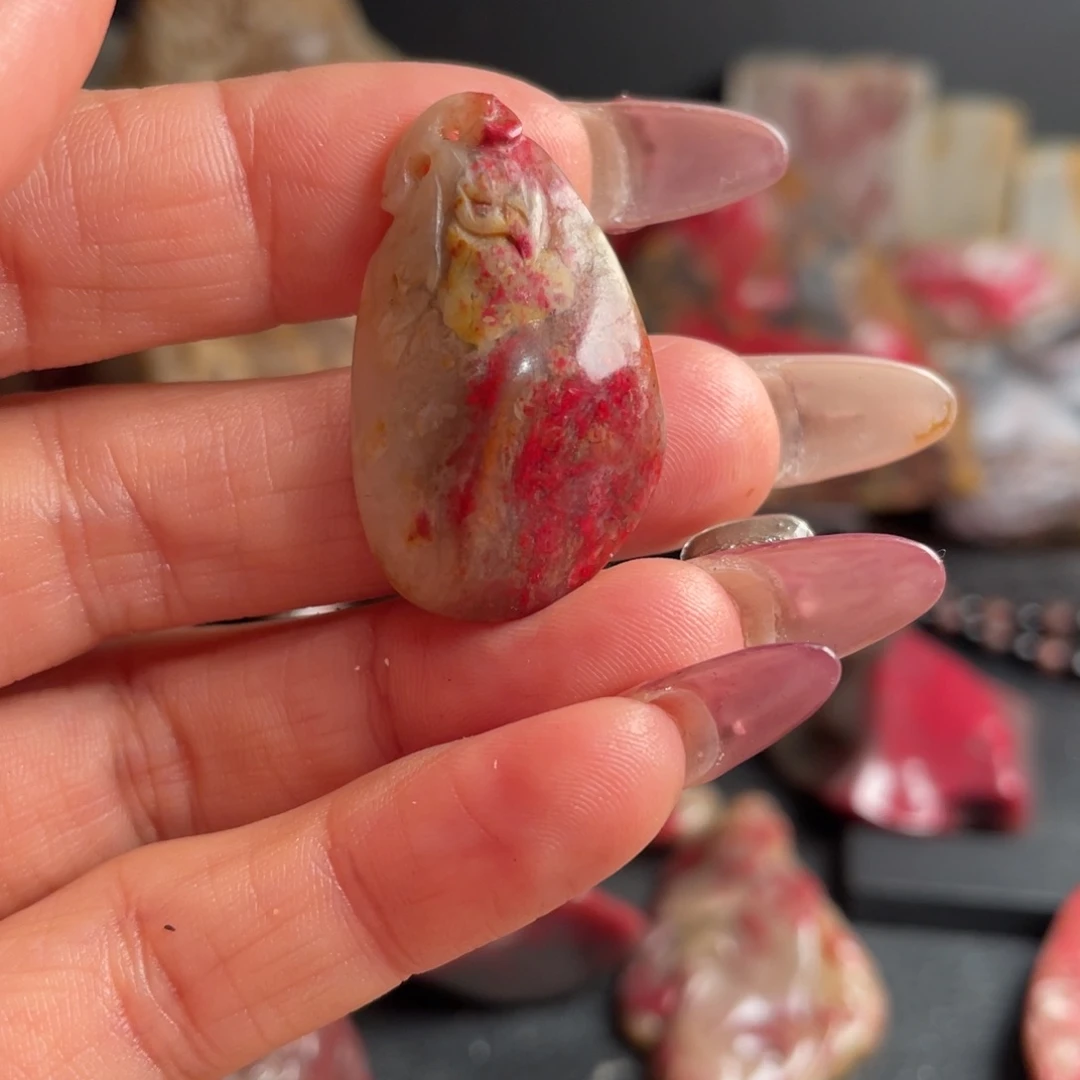 昌化鸡血石昌化鸡血石挂件