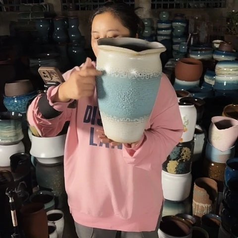 口20高31瑕疵一个盆子。