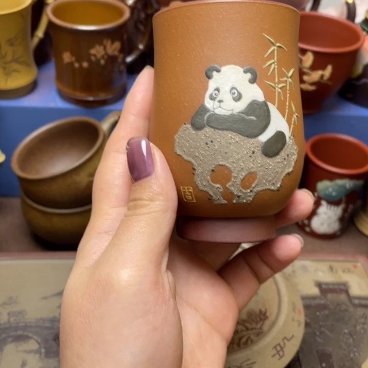 紫砂茶杯紫砂主人杯