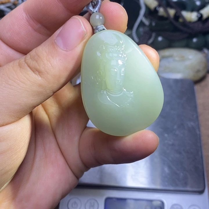 紫***幻和田玉未镶嵌挂件