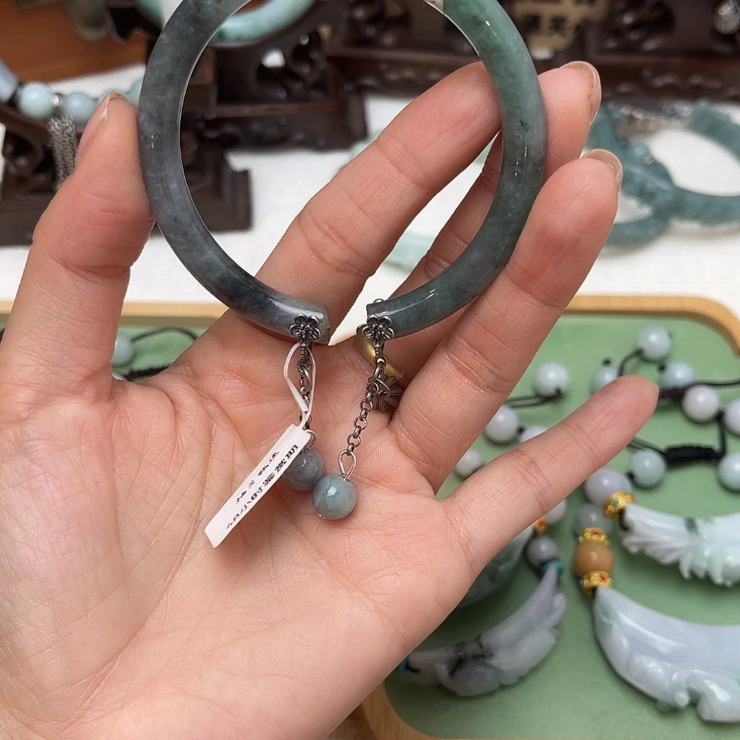 翡翠未镶嵌手链手镯
