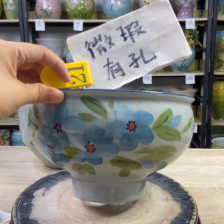 景德镇高温陶瓷花盆