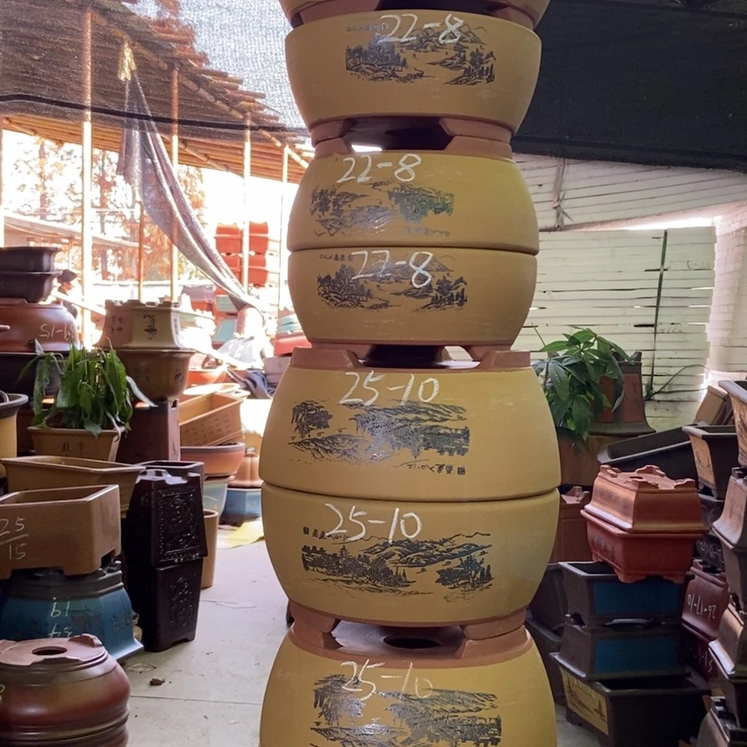 紫砂花盆紫砂紫砂