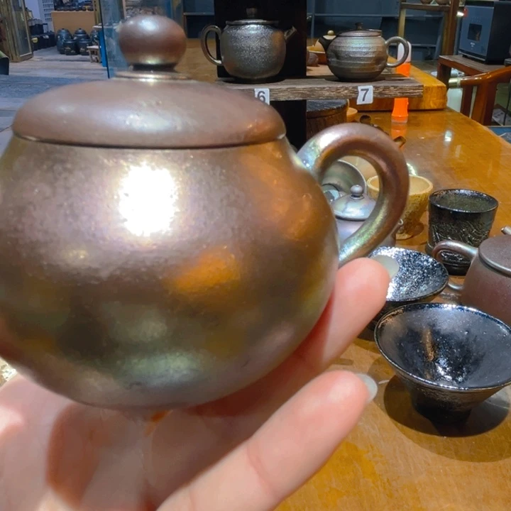 杯鼠*紫泥柴烧茶壶茶壶茶壶