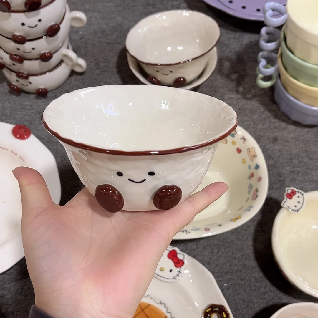 可爱豆豆5寸陶瓷餐具系列