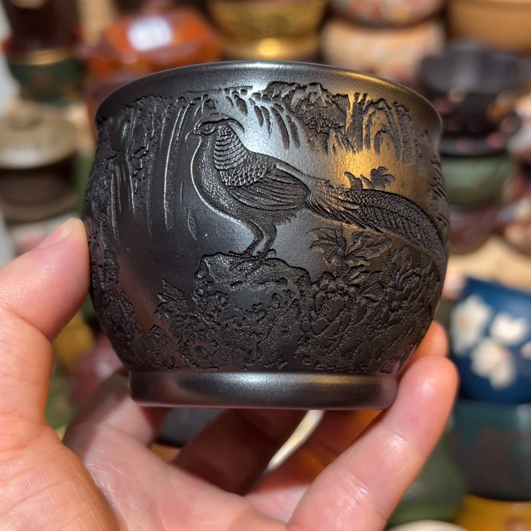 茶杯紫砂宜兴紫砂主人杯