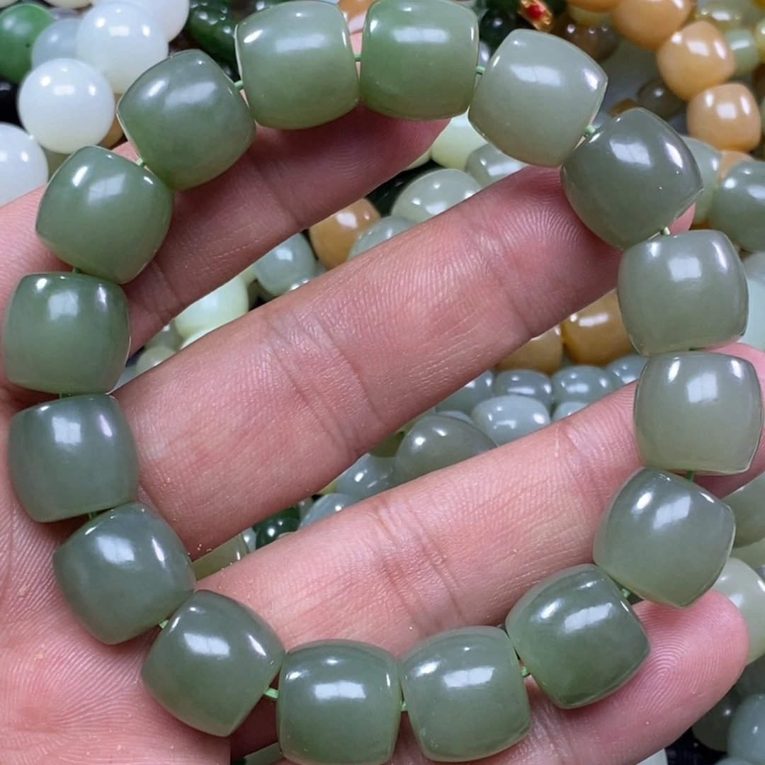 和田玉手链未镶嵌天*