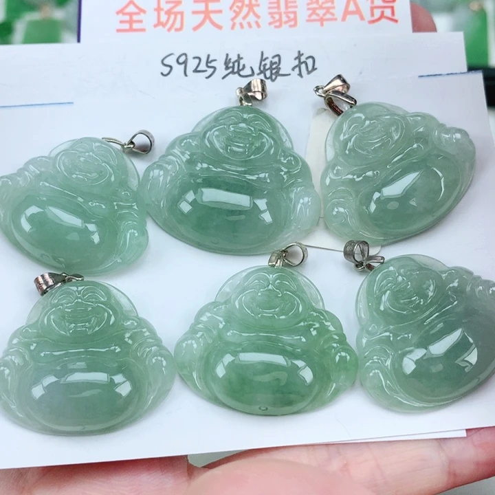 颈饰银S925镶嵌翡翠多样性发其1