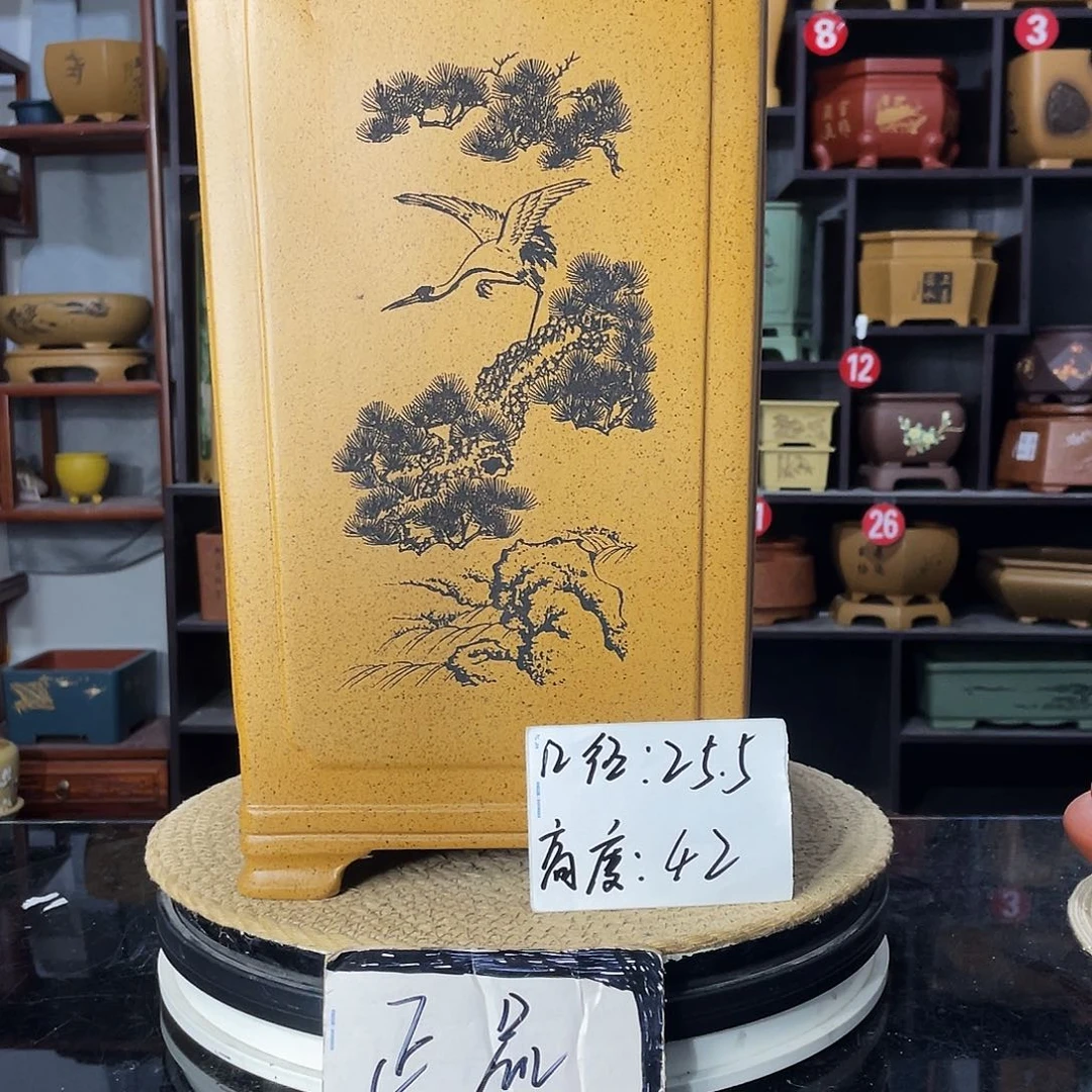 D-盆尚好紫砂花盆