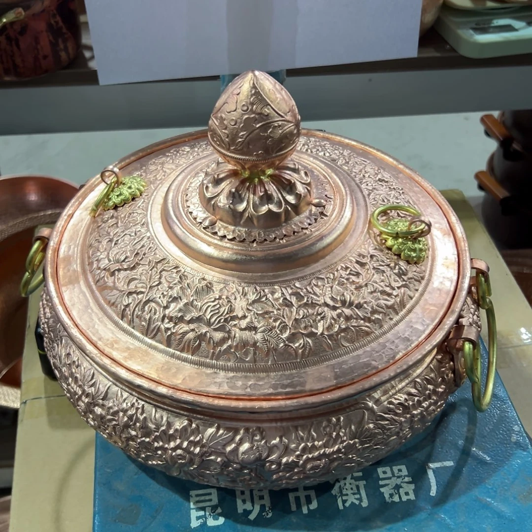 30牡丹浅汤锅 电磁炉 有顶原色