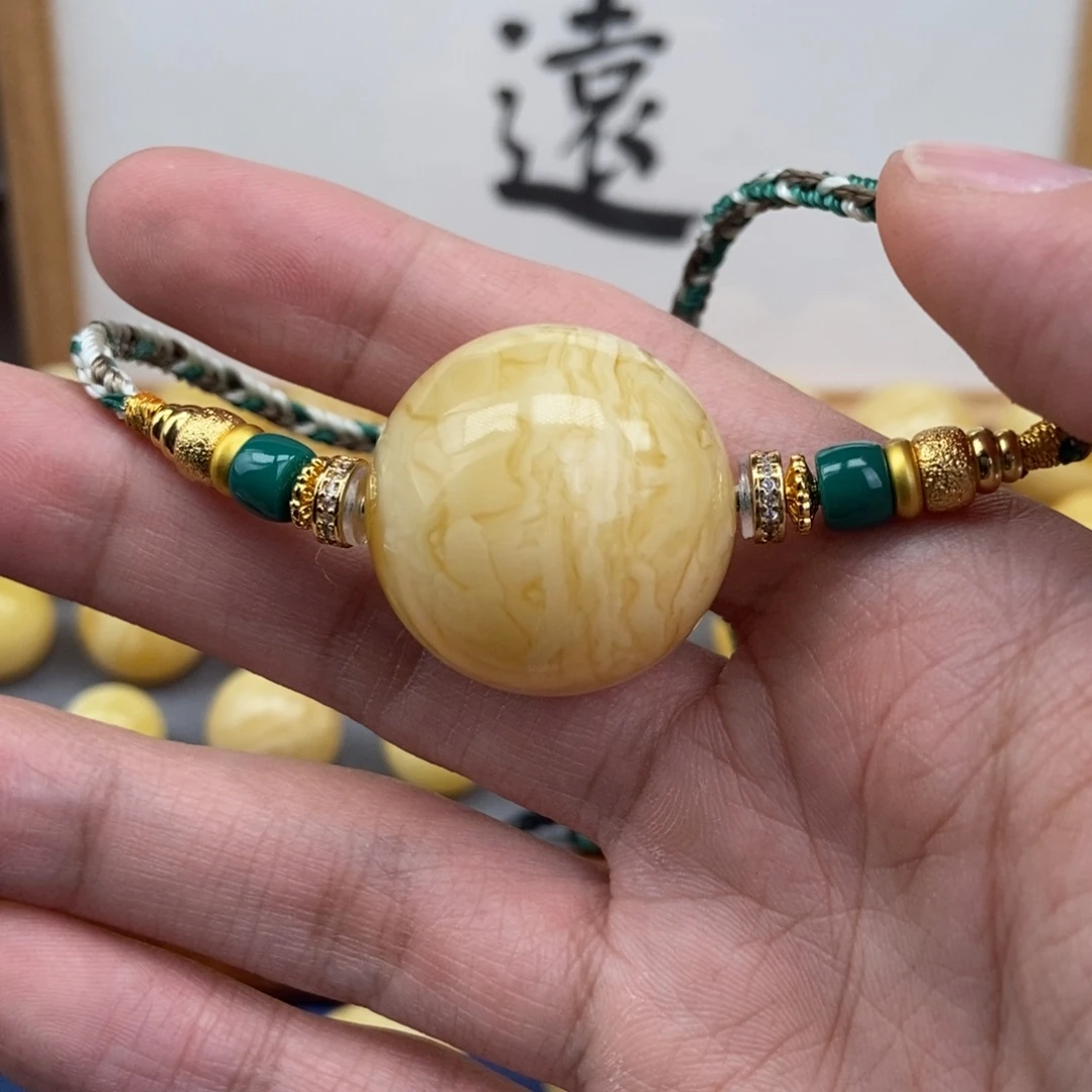 清***野琥珀未镶嵌裸石蜜蜡