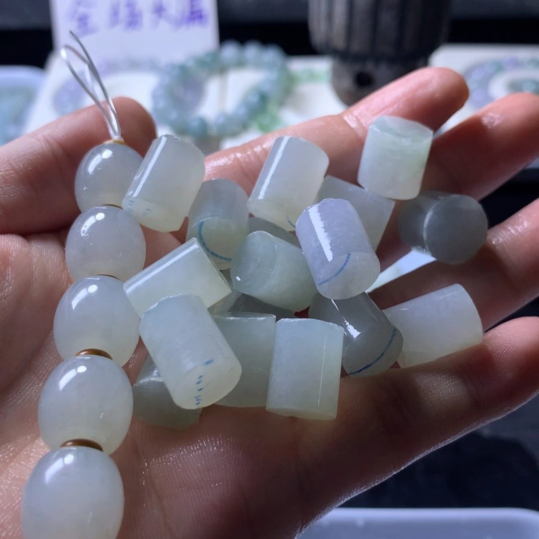 未镶嵌定制翡翠新号福利，小仙女款卡10高糯化起冰胶手串