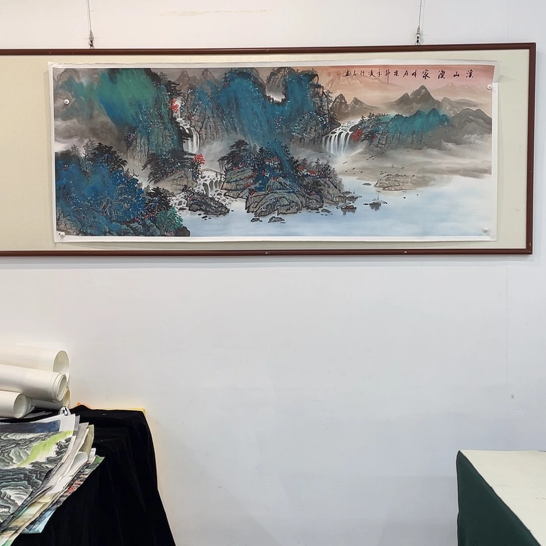 国画凌行志手绘作品