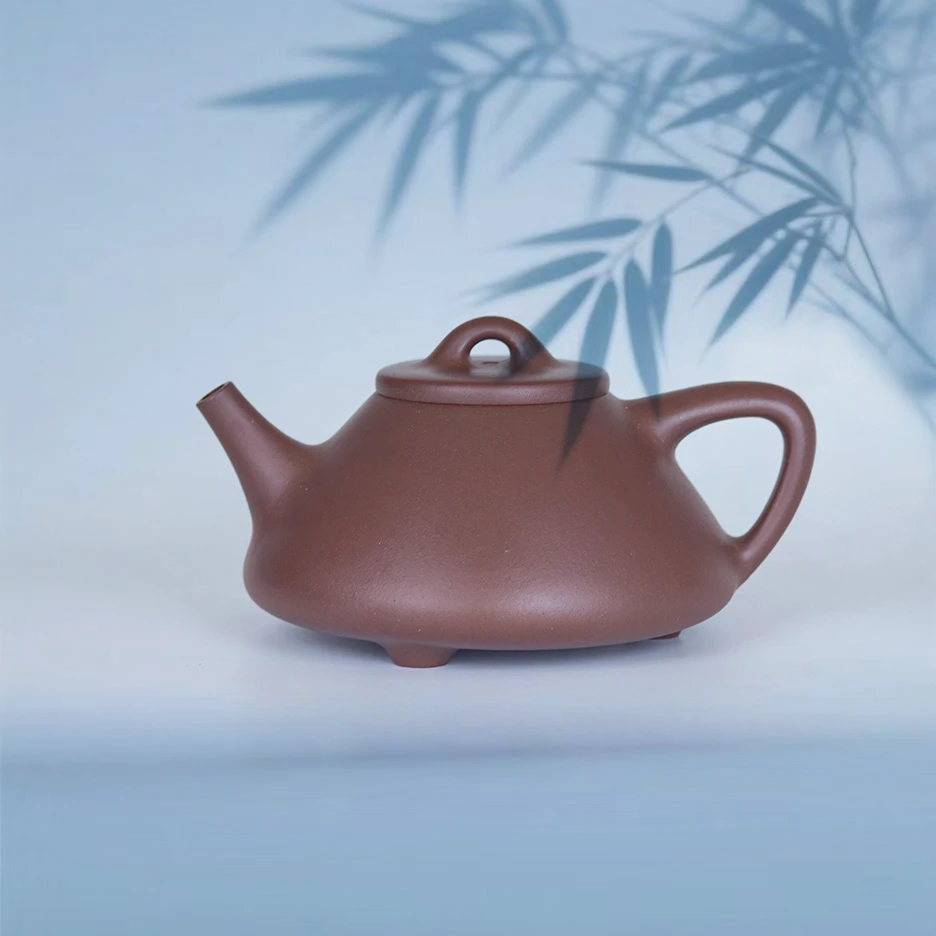 子怡石瓢壶，  泥料：紫泥，  半手工，  容量：260cc
