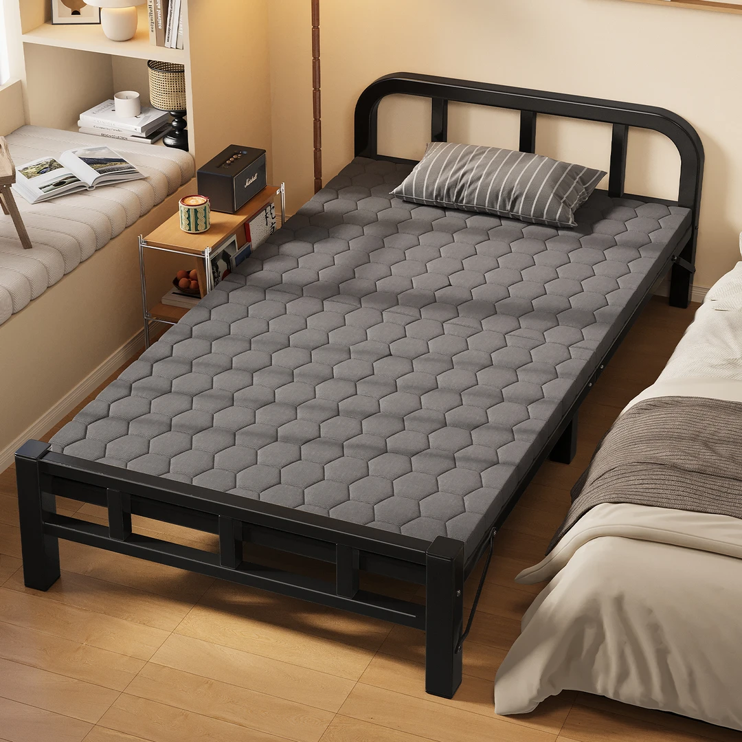 折叠沙发床两用卧室小户型单人床出租屋不占地方简易床午休床新款