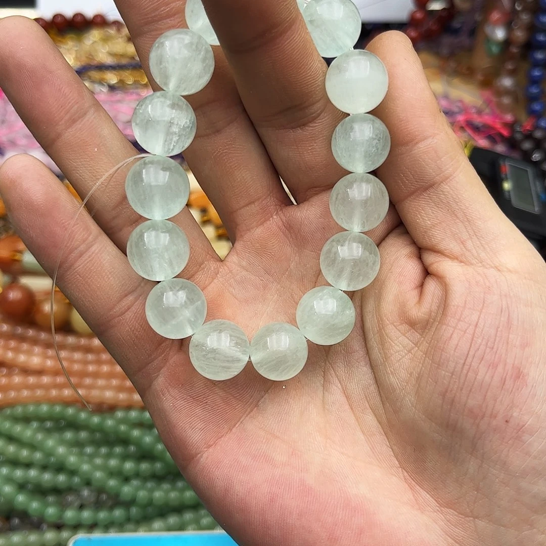 玛瑙/玉髓未镶嵌珠宝半成品k14拉丝萤石天然