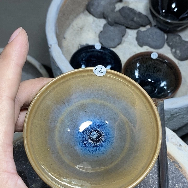 茶盏建盏龙窑柴烧