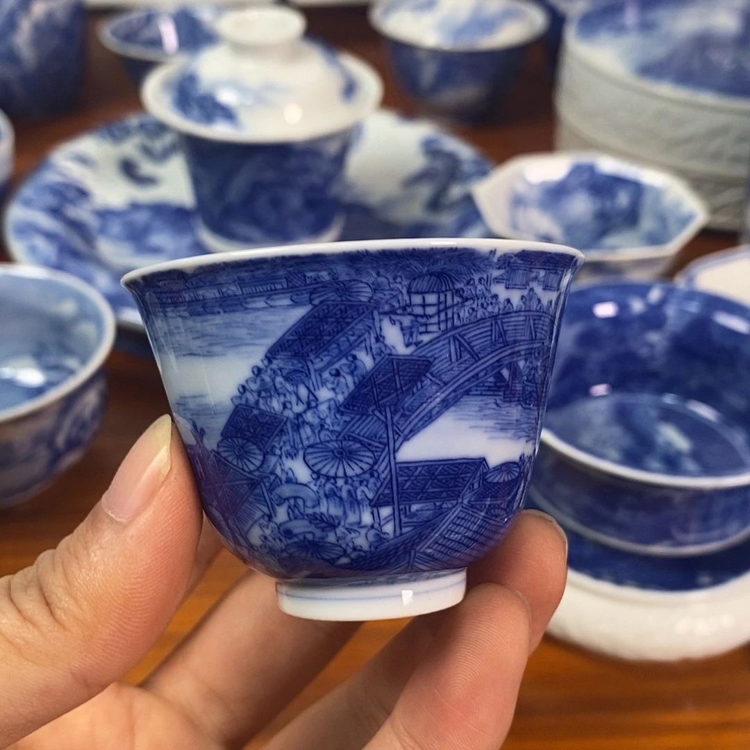 瓷手工手绘柴窑烧制