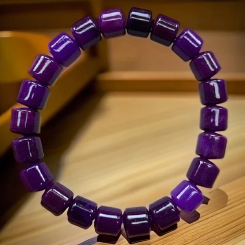 玉化紫卡8mm路路通手串3155