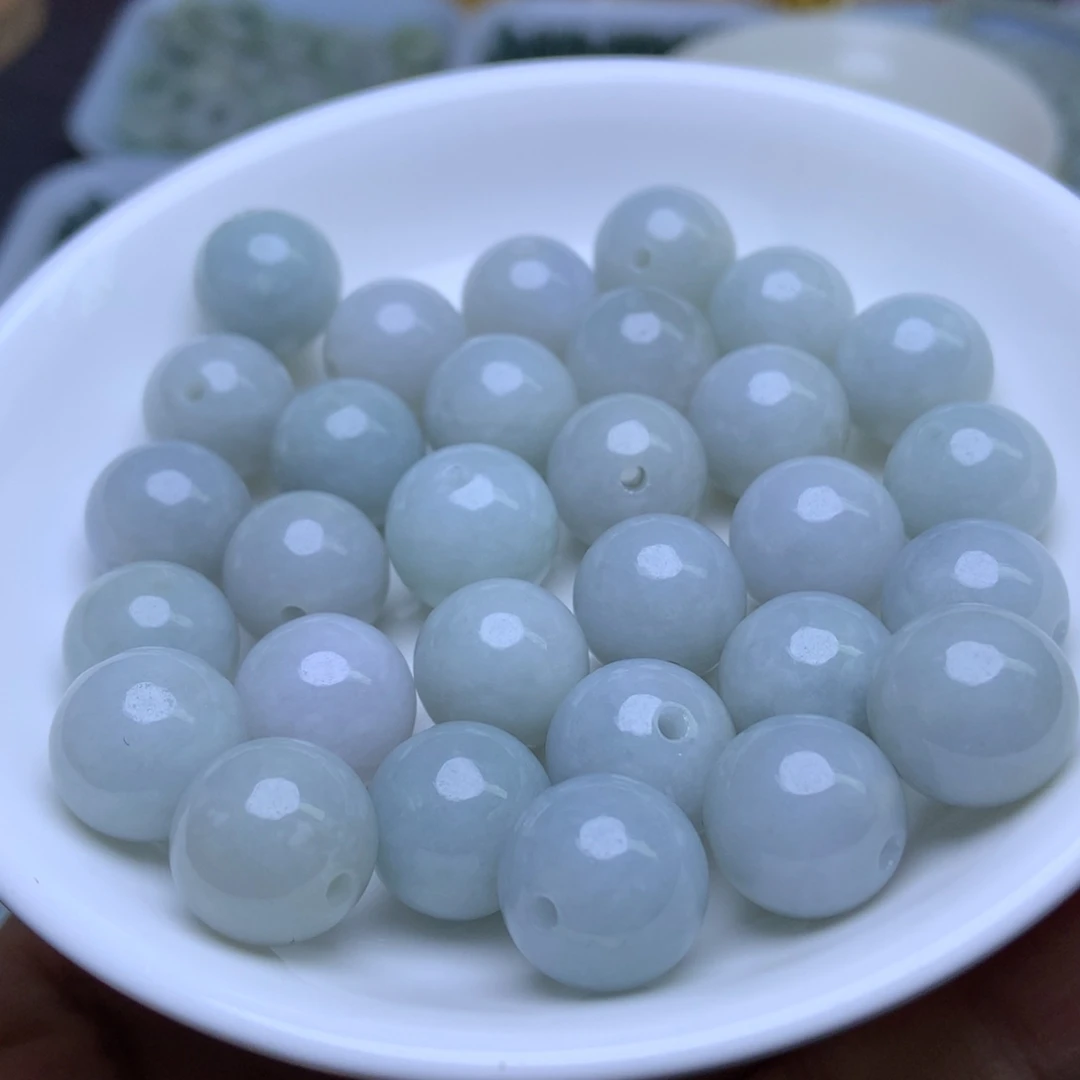未镶嵌手链翡翠卡13天空蓝5个
