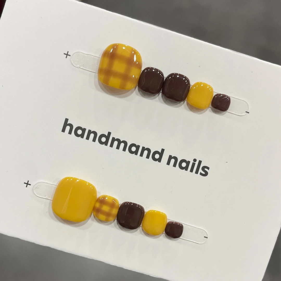 脚甲合集 纯手工穿戴甲脚甲 可拆卸美甲贴