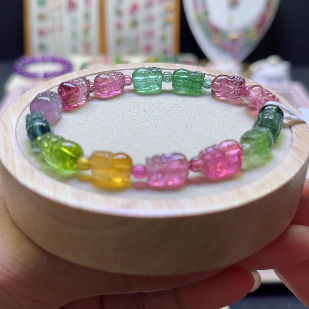 手链未镶嵌碧玺彩虹貔貅