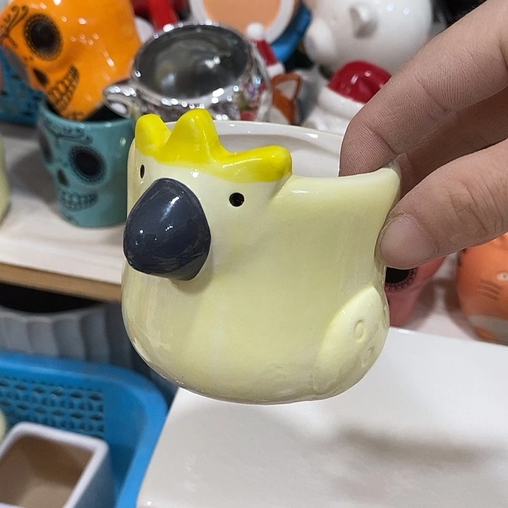 摆件陶盆有孔 瑕疵介意勿拍