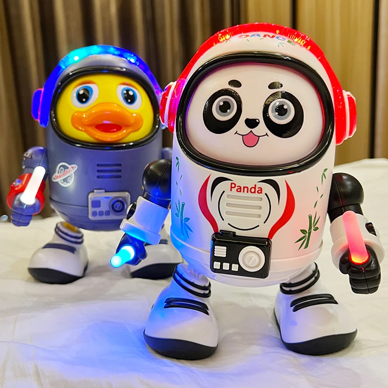 儿童电动跳舞熊猫小孩子3-6岁音乐黄鸭玩具男女宝宝1-2岁生日礼物