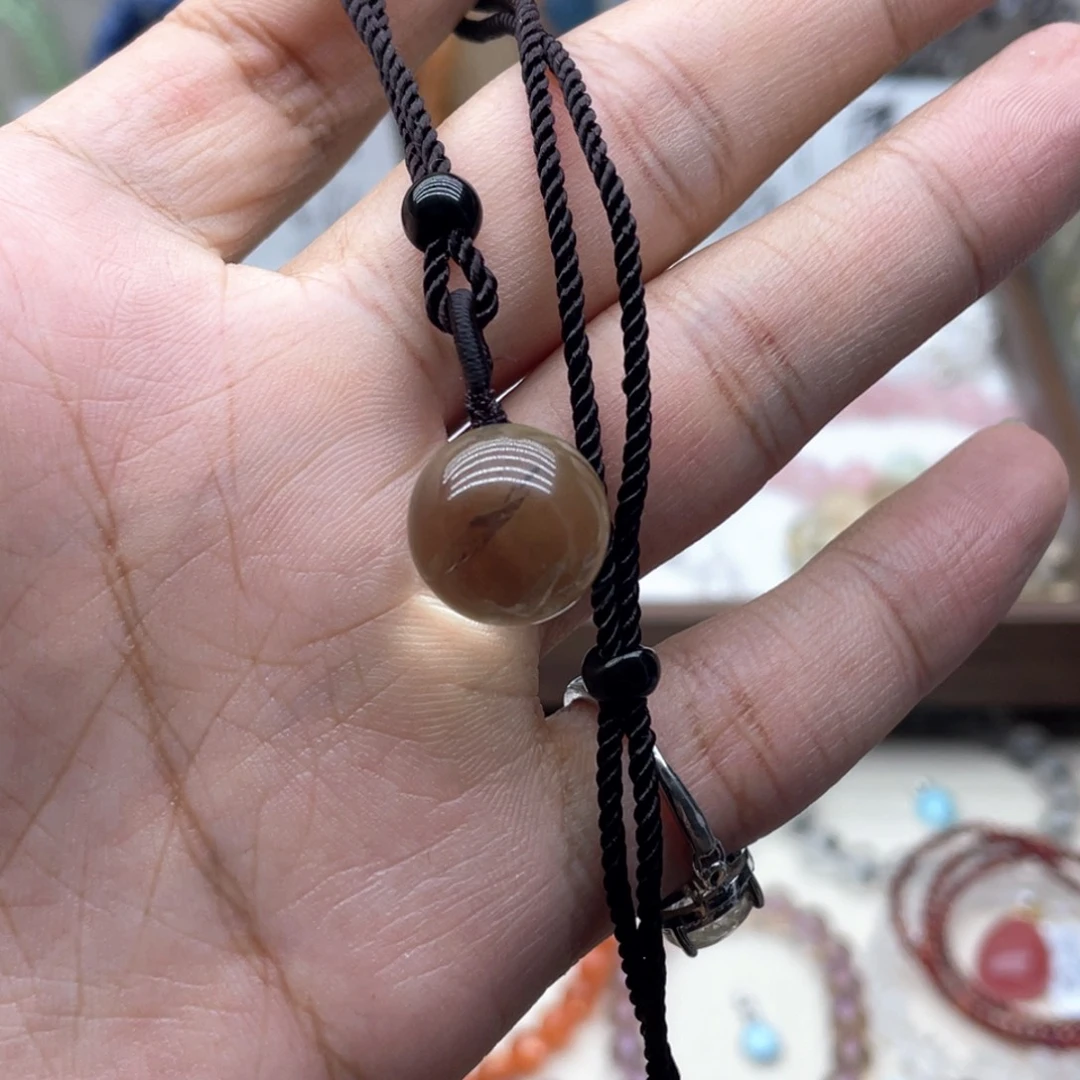 手链未镶嵌水晶黄水晶吊坠