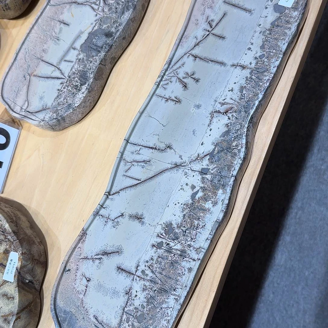 晴***外国画石精品茶盘干泡