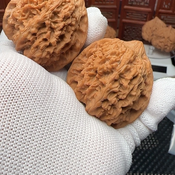 吊坠文玩核桃全品45星星