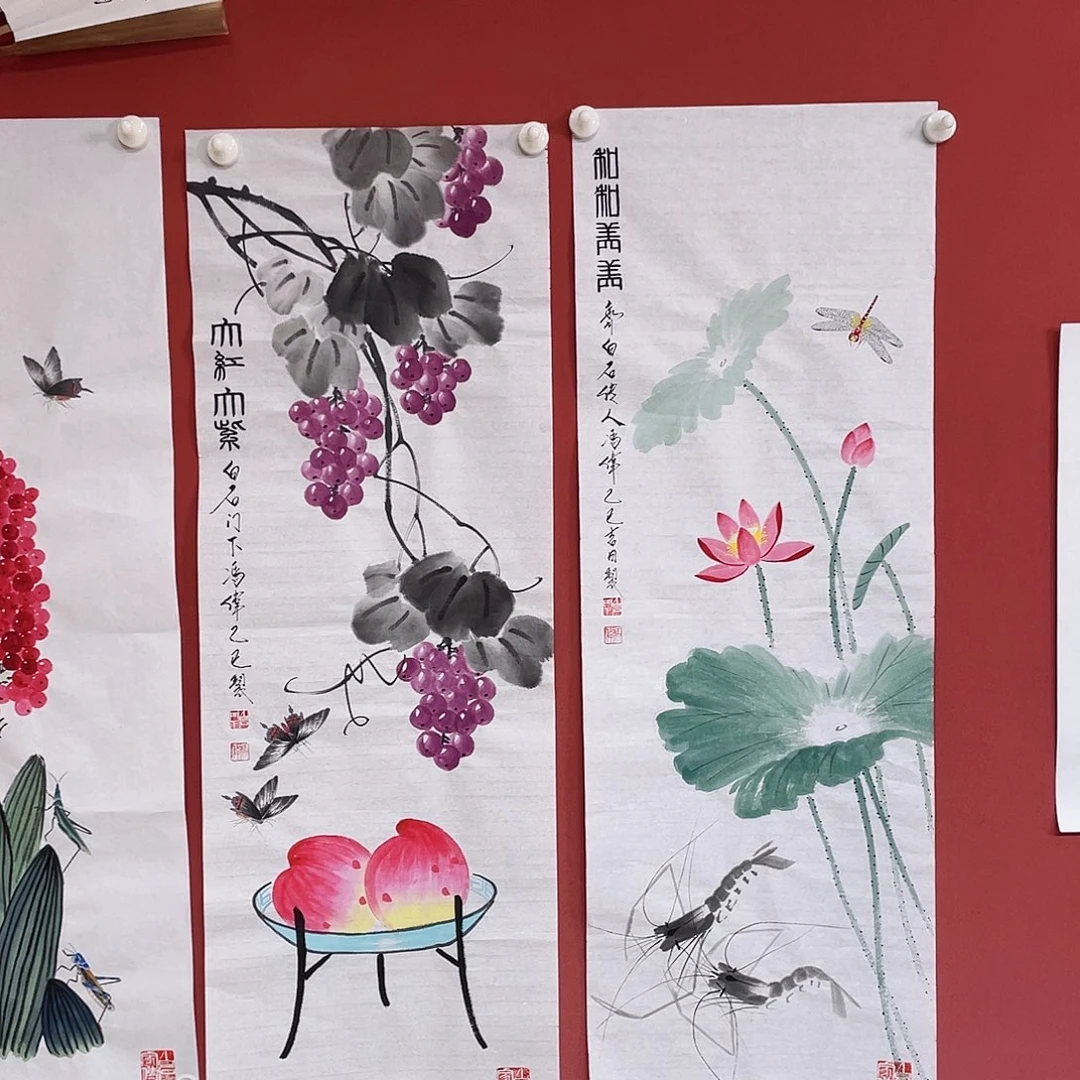 国画冯伟老师手绘国画作品音浩