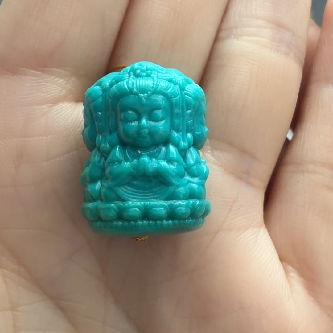 绿松石未镶嵌颈饰